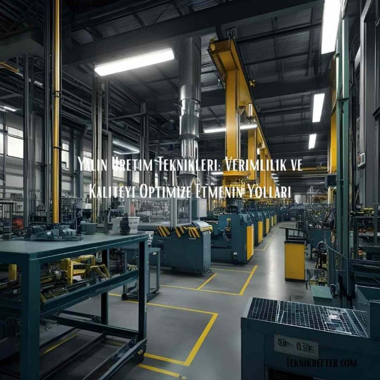 Yalın Üretim Teknikleri: Verimlilik ve Kaliteyi Optimize Etmenin Yolları